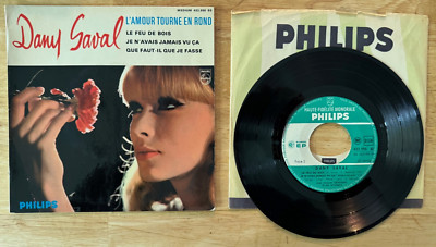 45 7'' FRENCH EP DANY SAVAL L'AMOUR TOURNE EN ROND
