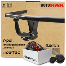 Für Audi Q7 15- 4MB/ 4MG Auto Hak Anhängerkupplung starr & 7poliger E-Satz TOP