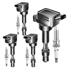 UF816 9723 Ignition Coil Pack and Iridium Spark Plugs Set of 4 Compatible w...