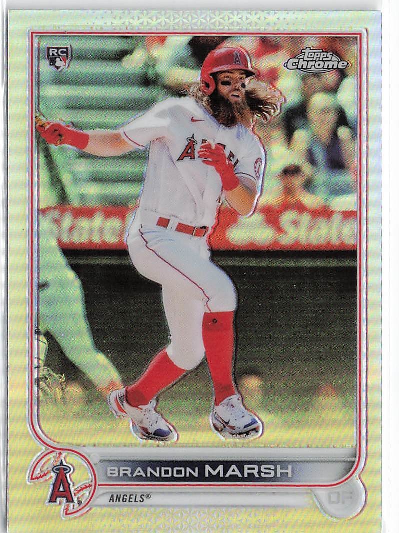2022 Topps Chrome Sonic #133 Brandon Marsh Refractor
