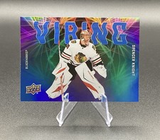 2025-26 Upper Deck Series 2 SPENCER KNIGHT VIBING Chicago Blackhawks VB-24