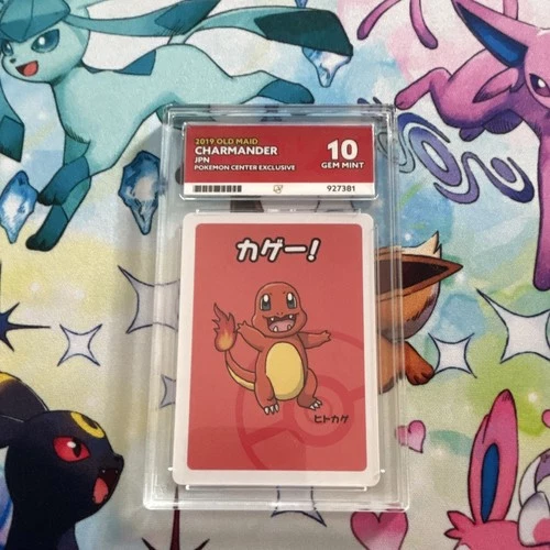 Pokémon 2019 Old Maid Charmander Japanese Pokémon Center Exclusive ACE 10