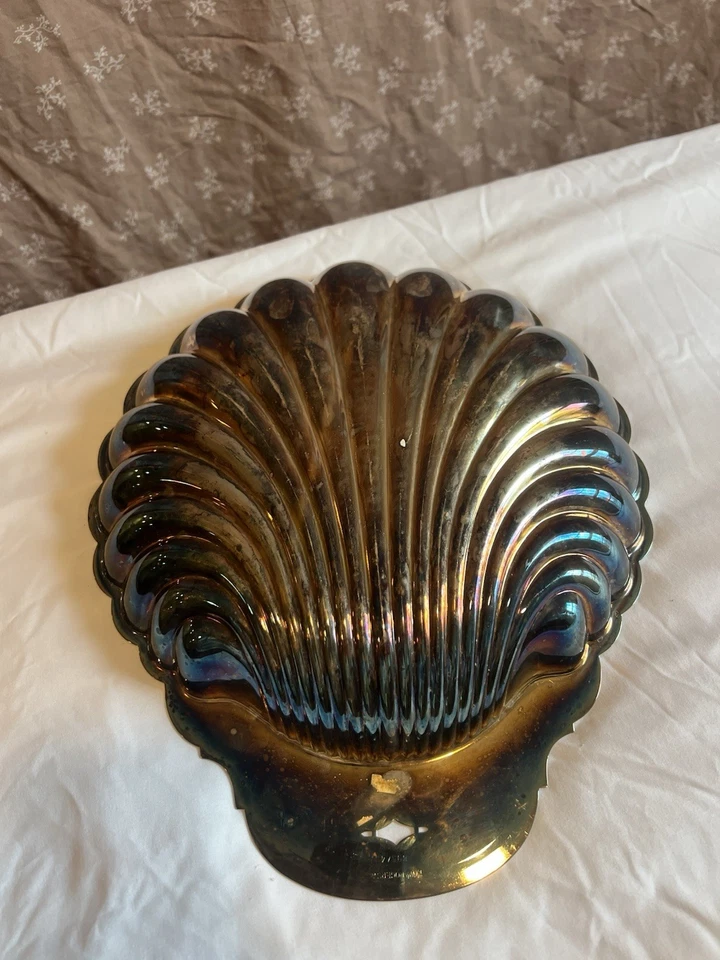 Cuenco decorativo de metal y latón con carcasa para decoración del hogar o cocina Foto 2 de 4