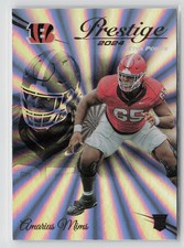 Amarius Mims RC 2024 Panini Prestige Sunburst Xtra Points #318 Bengals