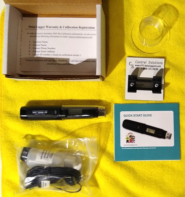 VFC 5000-TP Vaccine Temp Logger USB Glycol Probe Lascar EL-USB Style CDC Kit New
