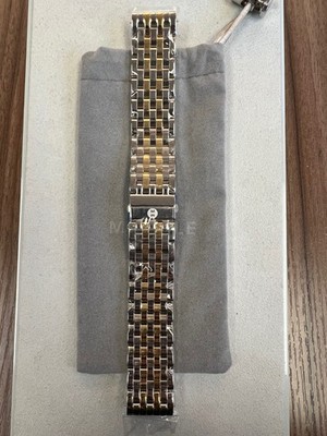 New Michele Deco XL 20mm Two Tone Gold Steel Bracelet MS20CV285048 Band Strap