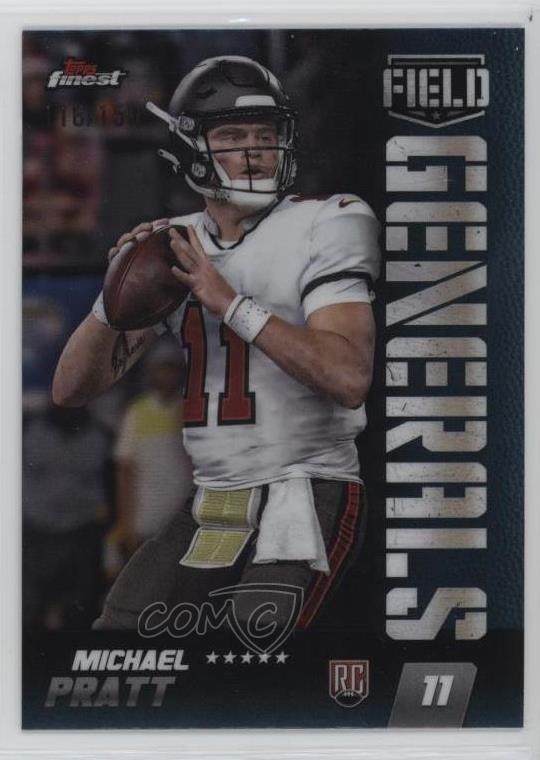 Michael Pratt Topps Finest Field Generals #FG23 Blue Sky Refractor