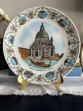 Piatto ricordo decorativo vintage Venezia Italia piatto portagioie europeo 