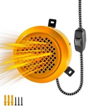 Dog House Heater 400W/800W, Wall-Mount Pet Warmer for Kennels Cat Shelters