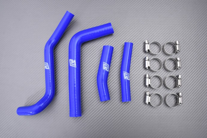 Kit tubi radiateur eau bleu pour Yamaha WR 250F en sortie tout-terrain