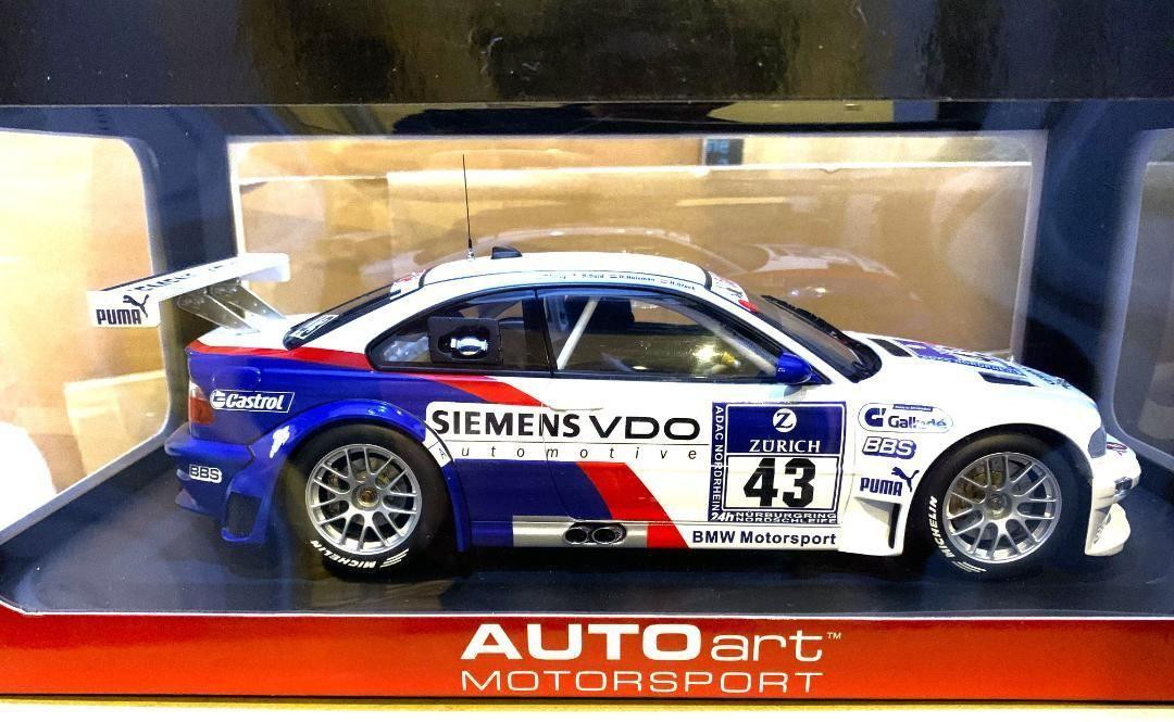 BMW Motorsport AUTOart 1/18 ミニカー 43 BMW Motorsport AUTOart 1/18 ミニカー 43