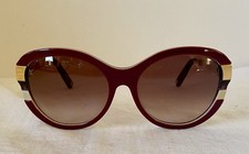LOUIS VUITTON Sunglasses Z0593W 56   17 Petit Soup on Cat Eye Italy Purple/Gold