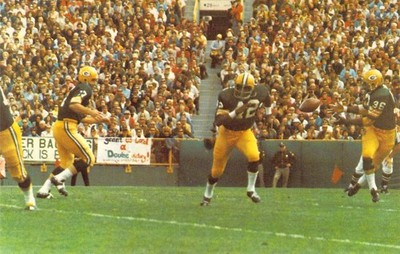 1975 WI Green Bay Packers Lambeau Field Famous Power Sweep Stadium ...