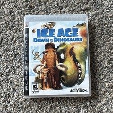 Ice Age Dawn of the Dinosaurs PS3 Complete CIB Tested Minty Clean Disc