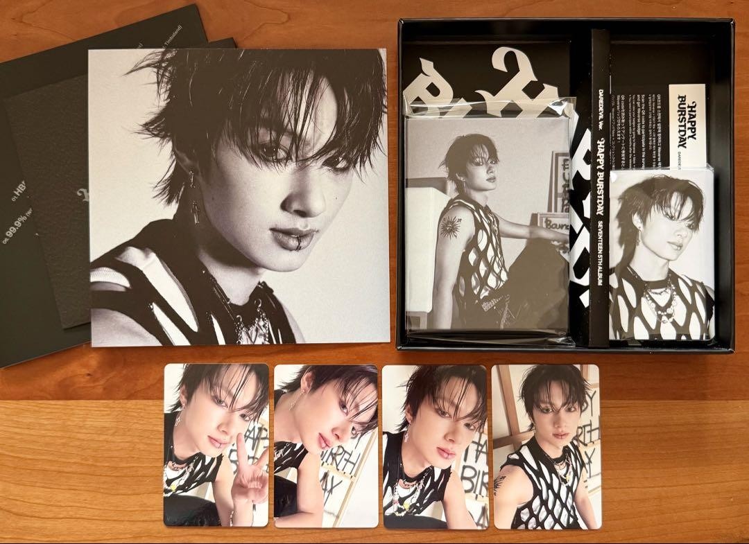 SEVENTEEN HAPPY BURSTDAY ジュン セット① SEVENTEEN Jun Happy Burstday Carat Binder CD Photocard