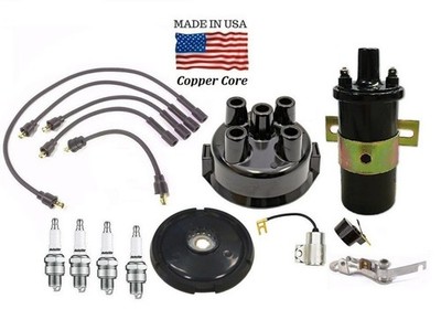 Distributor Tune Up Kit & 12 Volt Coil Allis Chalmers B, C, CA, WC, WD Tractor