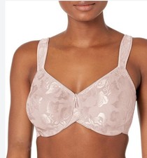 WACOAL 85567 Awareness Full Figure Seamless Underwire Bra 40DD Light Pink