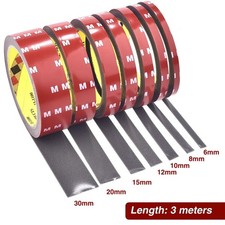 3M Strong High Temperature Double Sided Adhesive Tape for Automotive Use New UK