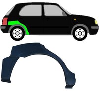 Radlauf FüR Nissan Micra K11 1992 – 2003 5 TüRer Rechts
