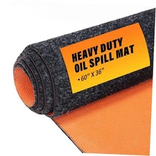 60" x 36" Heavy Duty Oil Spill Mat, Garage Floor Mat for Under Car, 1/4 Inch 