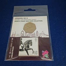 2012 Olympic 50p Fifty Pence Sports Stamp Equestrian Olympic Games Royal Mail