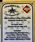 1996 Edge Cowboybilia Complete Autograph Set - Dallas Cowboys, Emmitt Smith