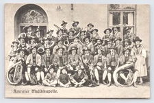 c1910 Amraser Musikkapelle Postcard Innsbruck Tyrol Austria Heinz Prader Europe