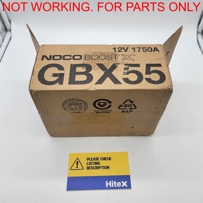 NOCO Boost X GBX55: 1750A UltraSafe Jump Starter   12V [GBX55] -NOT WORKING-