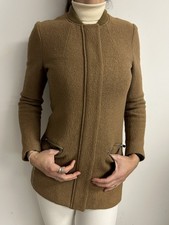 Jacke Weste Wolle Full Zip Damen DIvided Retr...