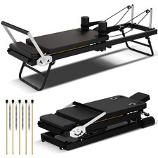 Foldable Pilates Reformer for Home Use, Portable Pilates Machine ReformeR