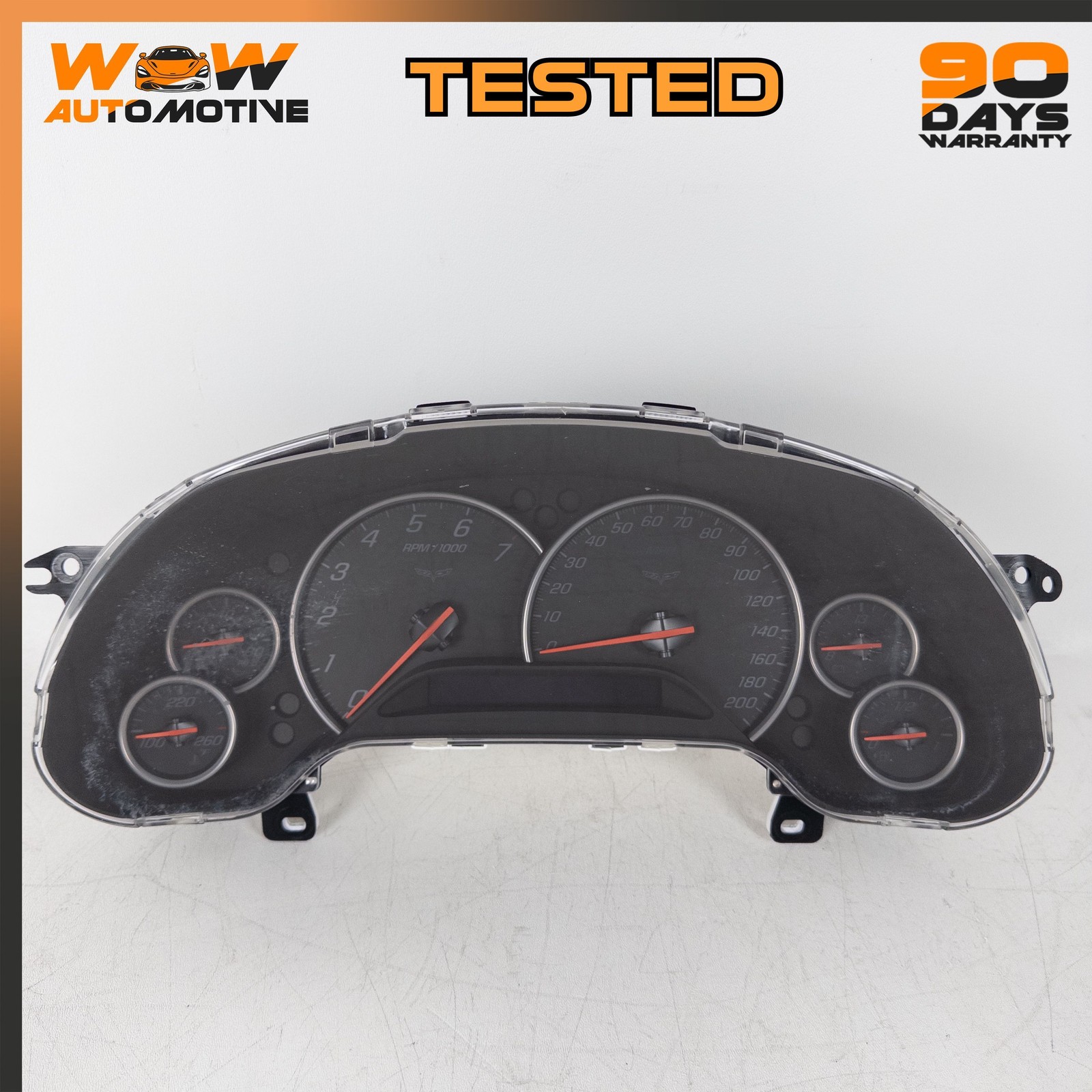 09-11 CHEVROLET CORVETTE C6 INSTRUMENT GAUGE CLUSTER SPEEDOMETER ASSEMBLY OEM