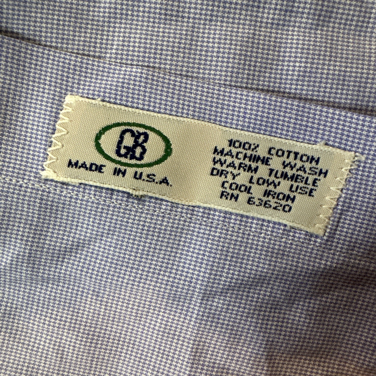 Gitman Bros Button Down Shirt Oxford Pinpoint Men… - image 5