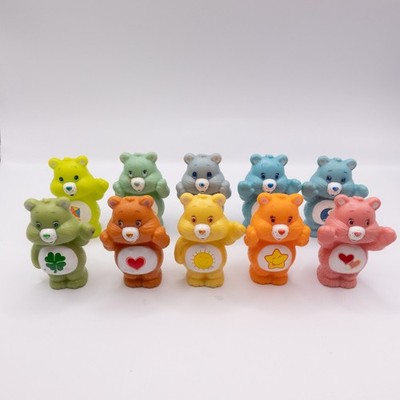 Vintage Care Bears Mini Figures 2.5  Lot of 10 TCFC 80's