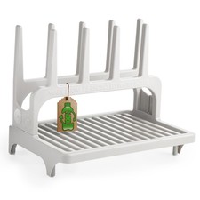 Seattle Gray Space Saving Drying Rack from 100 Recycled Bottles, countertop ...