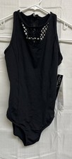 Danz N Motion Black Leotard Size 12/14