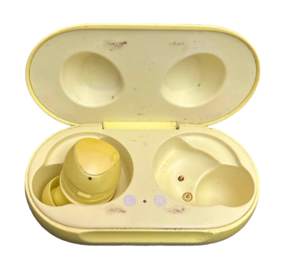 Samsung Galaxy Buds Yellow Case Sm-R170 Left Earbud Replacement Part