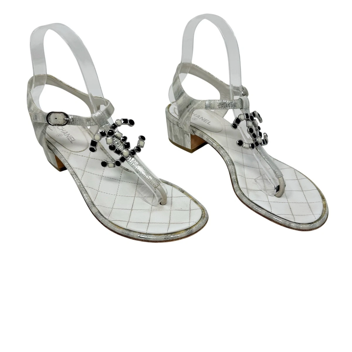 【新品】CHANEL バレリーナ　シルバー37.5 CHANEL Silver Shoes for Women for sale | eBay
