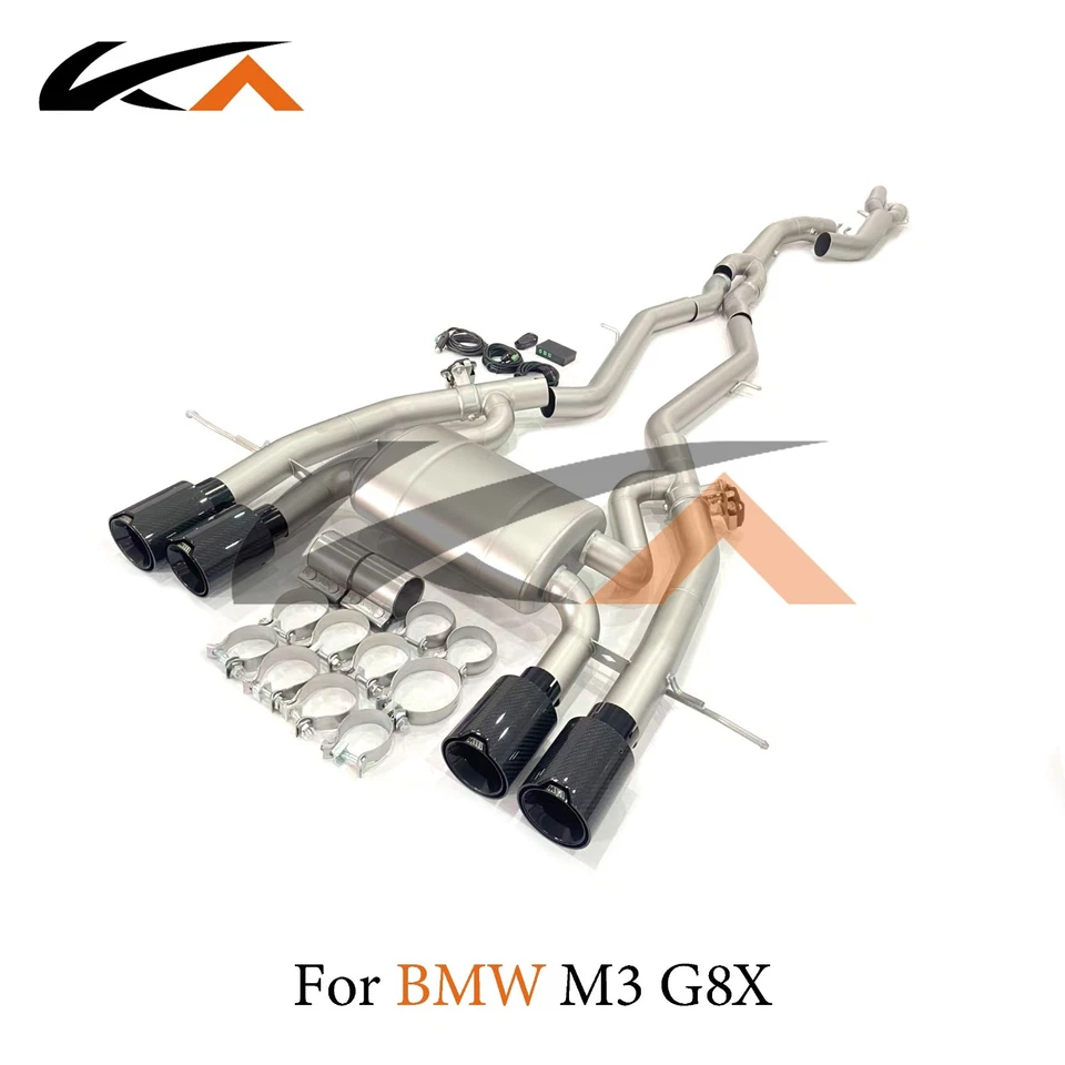 KA Exhaust Catback 适用于宝马 M3 M4 G8X 钢制后部 — 第 2/4 张图片