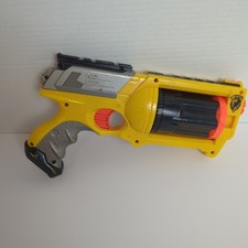 2004 Nerf N-Strike Maverick Rev-6 Soft Foam Dart Toy Gun Blaster FLAWS Works