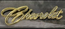 1969-1976 Chevy Impala Trunk Emblem Gold. New 22
