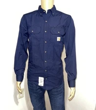 New Carhartt FR  Navy Blue Shirt  CAT2 NFPA Pick Your Size
