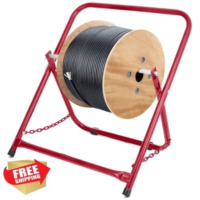 AdirPro Single axle cable reel caddy dispenser Red