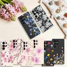 Robust TPU Phone Case Sweet Flower Cover For Samsung Galaxy S26 S25 S24 A54 A35