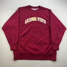 Vintage Arizona State University Sweatshirt Mens XL Red ASU Sun Devils College