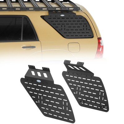 Exterior Trunk Window Molle Steel Storage Panel for Toyota 4Runner 2003-2009