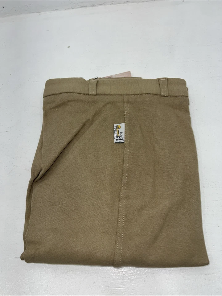 Nuevos pantalones de equitación ingleses para mujer marrón resistente 1 Comfort Riders. 32 L C-46 Foto 3 de 4