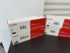 Lots Of 4 Pack Canon 045/H Toner Cartridge Set BK, C, M, Y 