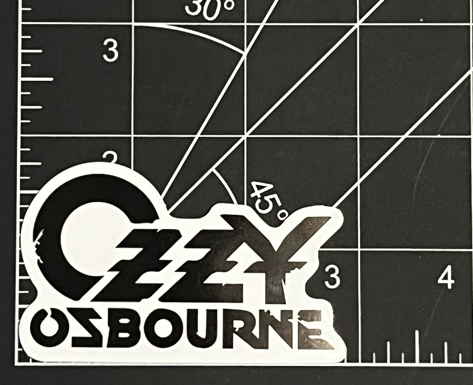 Ozzy Osbourne Vinyl Sticker Black Sabbath Heavy Metal Rock Music Band Logo Decal