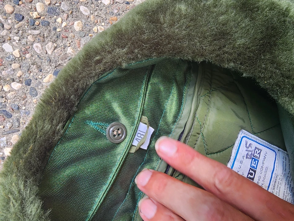 Blauer Coat 48L Men's Rare VTG New w/ Tags Green U.S.A. Tufnyl Jacket Security - Image 2 of 4