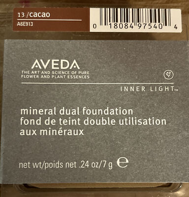 Aveda 13 Cacao Dual Foundation Inner Light NIP NEW Rare Discontinued